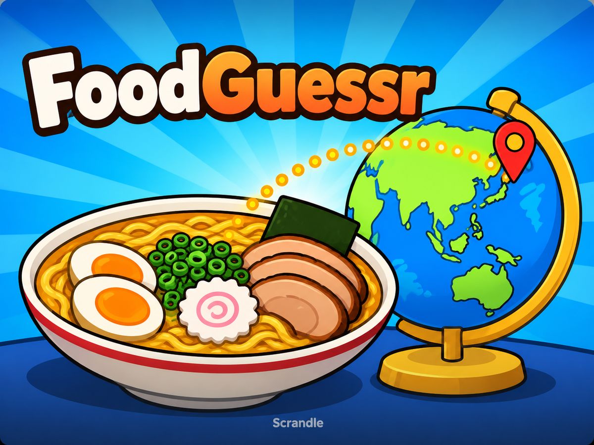 FoodGuessr — Culinary Geography Trivia Game | Scrandle